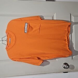 ZARA women's orange top